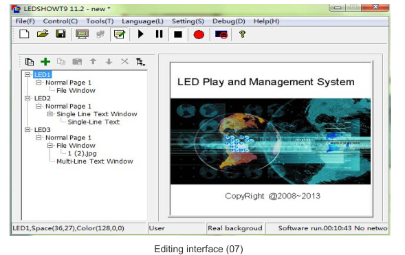 A Computer To Control Multiple LED display using colorlight controller